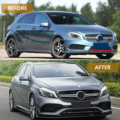 Obtenha a grade do pára-choque da frente do A45 para a Mercedes Benz Classe A W176 Body Kit 13-18