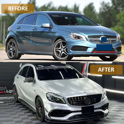 GT Upgrade Grille Front para 2020- Mercedes Benz W176 A Class Body Kit AMG Design
