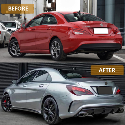 CLA Classe W117 2013-2019 Tubos de cauda Atualize seu carro com este acessório Mercedes Benz