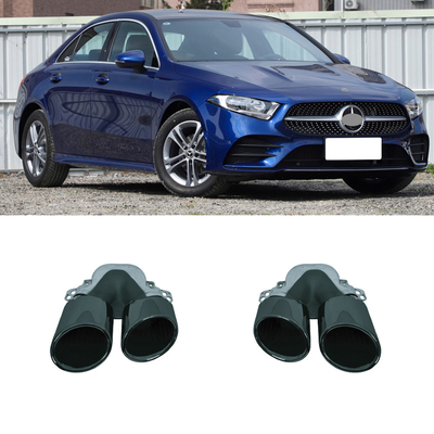 Aço inoxidável A35 Estilo de escape Acessórios de carroceria de automóveis Tubos de cauda Para BENZ W177 2024