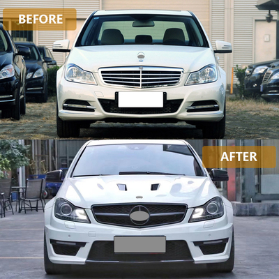 OEM Sim Kits de pára-choque frontal Kits de lifting facial de carroceria AMG para Mercedes-Benz Classe C W204 2011-2014