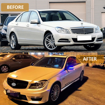 Atualize a iluminação do seu carro com faróis LED OEM Para Mercedes Benz Classe C W204