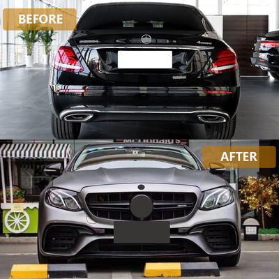 Grelha de carro de luxo Morden para Mercedes Benz Classe E W213 2016-2020 AMG Upgrade Bodykit