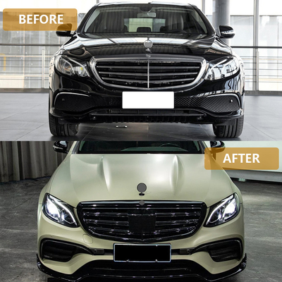 Lípido dianteiro para Mercedes-Benz Classe E W213/C238-E63 2016-2020 Logotipo AMG Personalizado aceito
