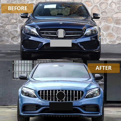 Mercedes Benz Classe C W205 a C63 AMG com pára-choques dianteiro moderno de luxo