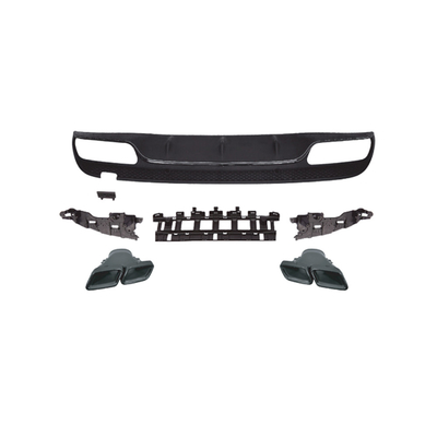Mercedes-Benz Classe C W205 Bumper traseiro Upgrade Diffuser traseiro