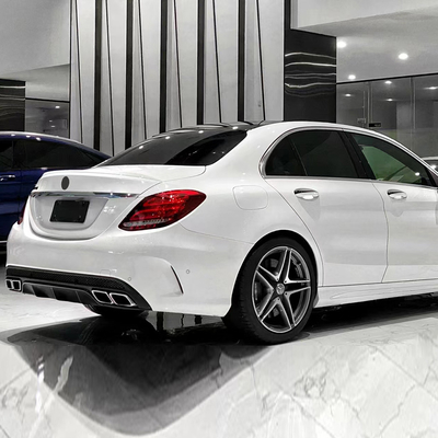 Acessórios de automóveis Saias laterais de carro Benz C Modificado para C63 AMG Estilo 2015-2018 Kit de corpo