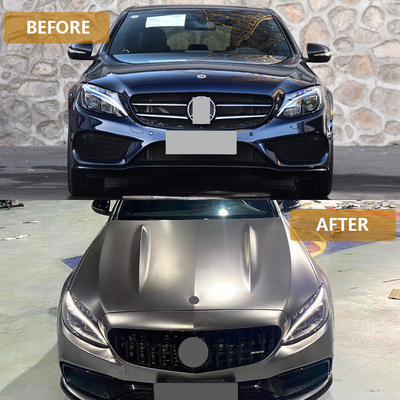 100% de atualização testada para Mercedes Benz Classe C W205 Motor Hood 2015-2018 Atualize agora