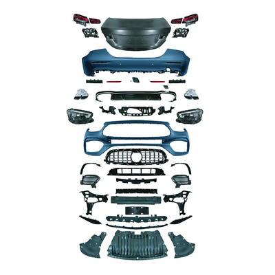 E-Class W213 2016- AMG 21-23 Body Kit Car bumpers Front Lip Rear Diffuser Exhaust Tips Saias laterais para Benz
