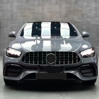 E-Class W213 2016- AMG 21-23 Body Kit Car bumpers Front Lip Rear Diffuser Exhaust Tips Saias laterais para Benz