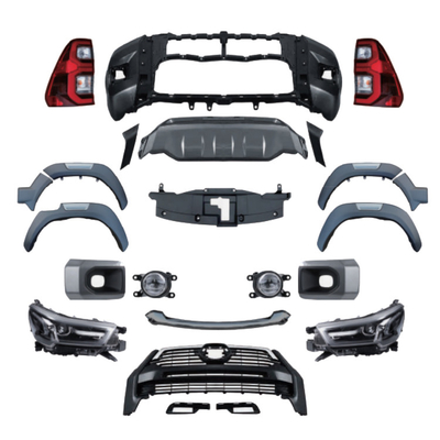 2020 Toyota Hilux Revo Vigo Rocco com Kit Completo de Corpo e Logotipo Personalizado