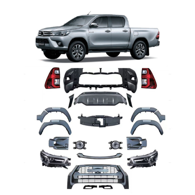 16 HILUX ROCCO GR não destrutivo Tipo até 2020 Série HILUX Bodykit para 2018- Toyota