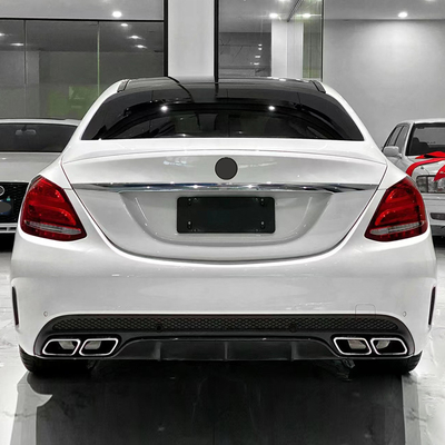 15-18 Mercedes-Benz Classe C W205 Body Kit Morden Luxury Design Style Cauda Tubo da Garganta