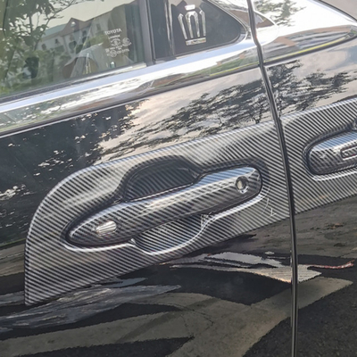 2020-2023 Ano de adaptação Auto Imitar Portão de Carbon Cover para Toyota Corolla Cross