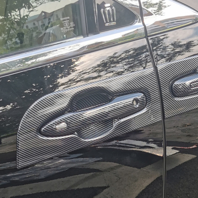 ABS Chrome Acessórios de Carro Porta Reflectiva Manopla Cobre de Taça para Toyota Alphard 2019