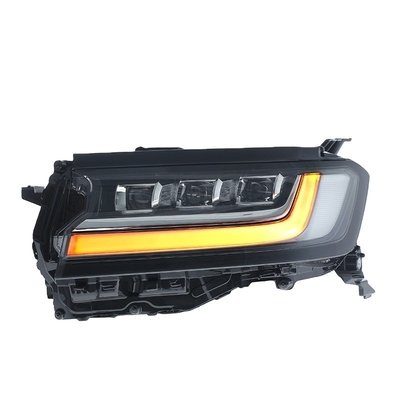 100% testado auto farol Farol de cabeça de carro Luz para TOYOTA Land Cruiser 2022-2024 ABS Plástico