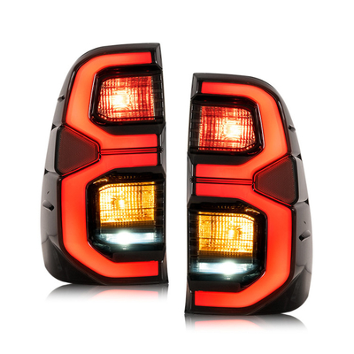 100% testado 2020- Hilux Faróis traseiros Flash LED modificado Farol traseiro para Hilux Rocco