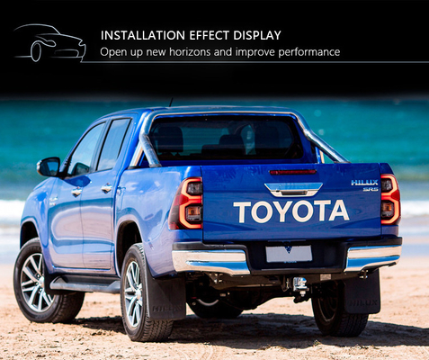 Lâmpadas traseiras Hiace 2020 testadas para Toyota Hilux Rocco DRL Lâmpada de sinal de travagem para travagem