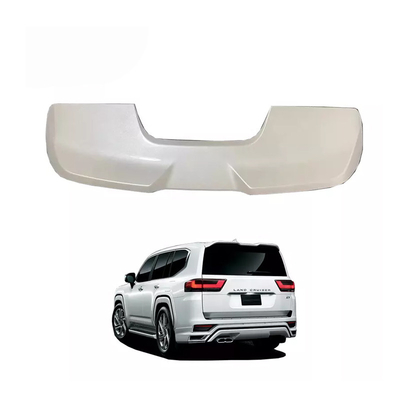 Land Cruiser 2021 2022 LC300 Spoiler de lábio traseiro com LED e ABS preto