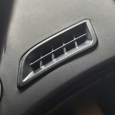 Pacote de decoração de saída de ar condicionado frontal para Toyota Alphard 2024 Fibra de carbono