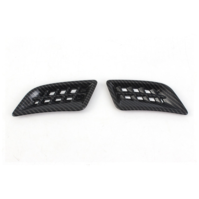 Pacote de decoração de saída de ar condicionado frontal para Toyota Alphard 2024 Fibra de carbono