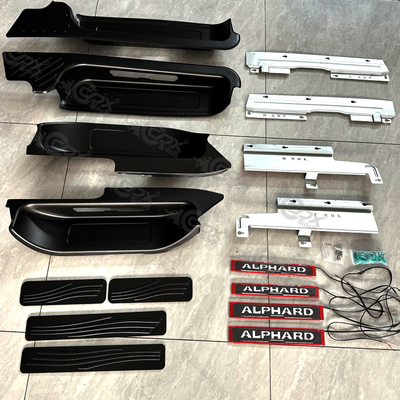 2024 Toyota Alphard Pôr de porta em liga de alumínio com processo de oxidação e pedal