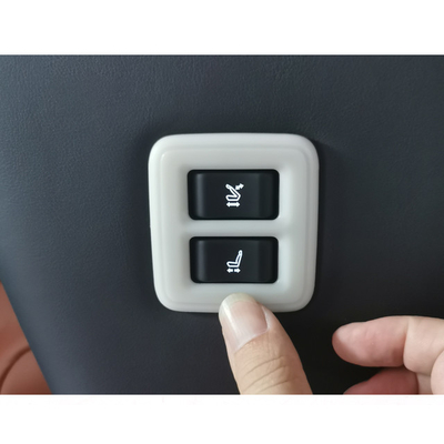 ABS Acessórios de automóveis Ajuste de cadeiras de duas fileiras Interruptor de memória Painel de cobertura Trim Frame Para 2024