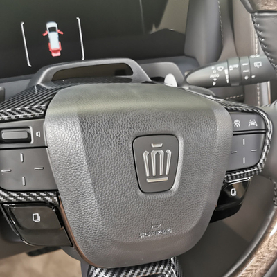 Nomal Toyota 2024 Alphard Vellfire ABS Fibra de Carbono Volante Geométrico