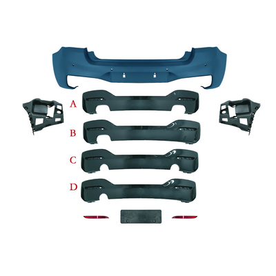 Logotipo personalizado Kit de carro aceito para BMW Série 1 F20 15-18 MT Kit de atualização do estilo traseiro