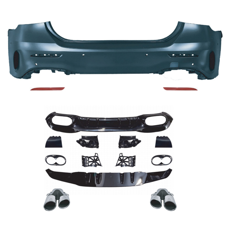 Mercedes-Benz W177 A45 AMG Série 19-24 Carro Facelift Rear Body Kit Atualização Acessórios