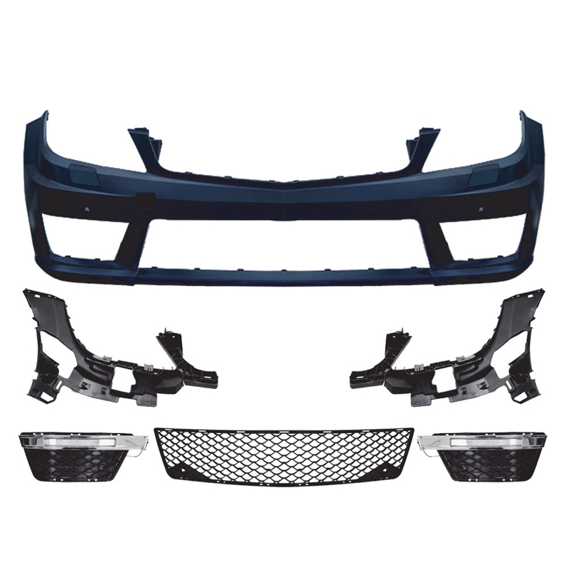 OEM Sim Kits de pára-choque frontal Kits de lifting facial de carroceria AMG para Mercedes-Benz Classe C W204 2011-2014