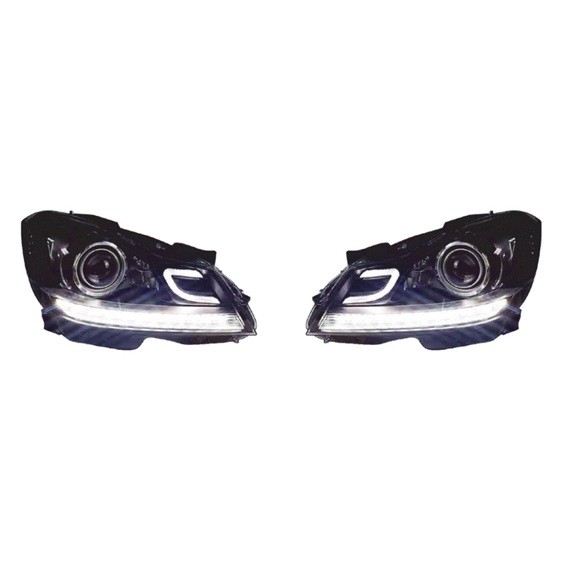 Atualize a iluminação do seu carro com faróis LED OEM Para Mercedes Benz Classe C W204