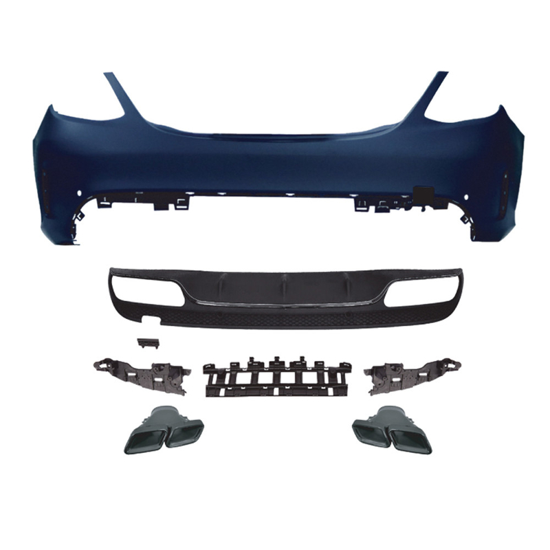 Mercedes-Benz Classe C W205 Bumper traseiro Upgrade Diffuser traseiro
