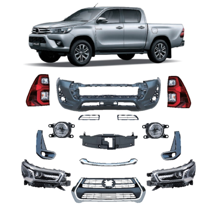 Logotipo personalizado aceito Atualize o seu Toyota Hilux Revo com o nosso kit de carroceria 2016-2020