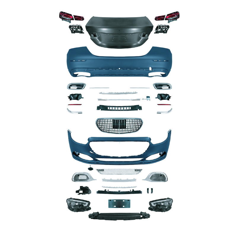 Kit de carroceria de carroceria adequado para Mercedes-Benz classe E W213 2016-2020 Frente e traseiro pára-choque Assy