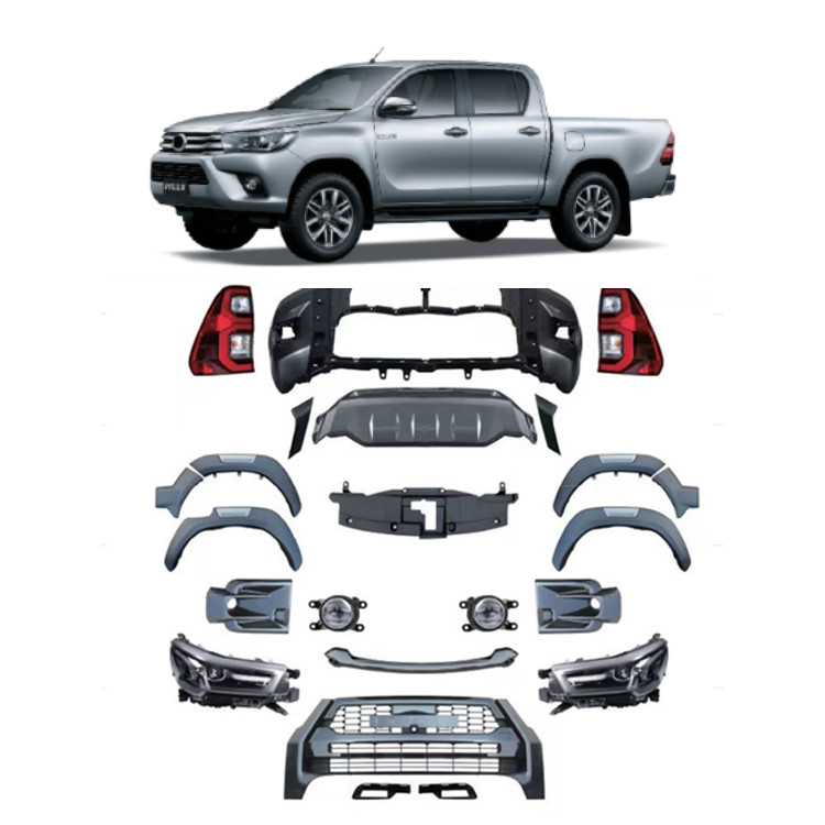 16 HILUX ROCCO GR não destrutivo Tipo até 2020 Série HILUX Bodykit para 2018- Toyota