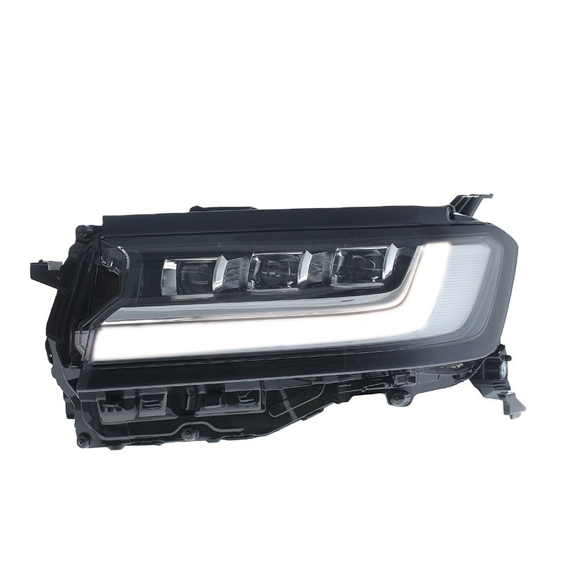100% testado auto farol Farol de cabeça de carro Luz para TOYOTA Land Cruiser 2022-2024 ABS Plástico