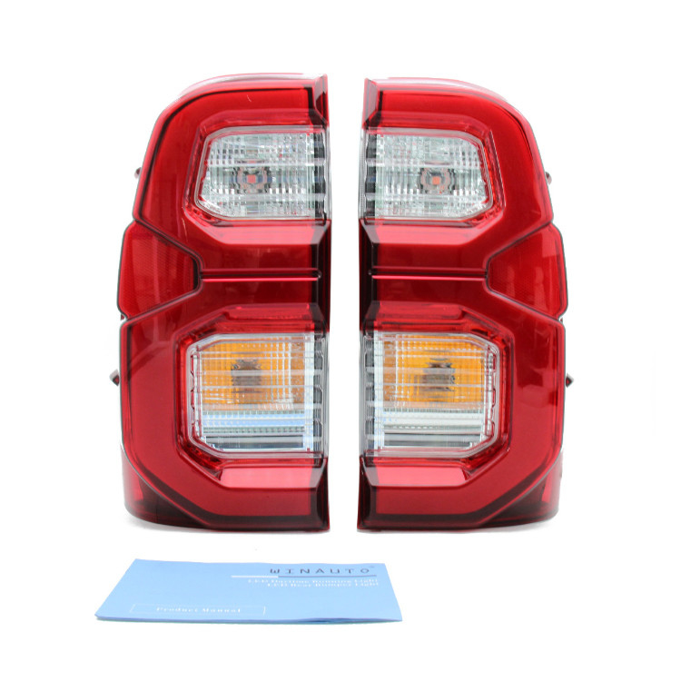 Lâmpada traseira 2016 Hilux Stop Reverse Lamp Toyota car Acessórios LED Tail Light OEM Sim