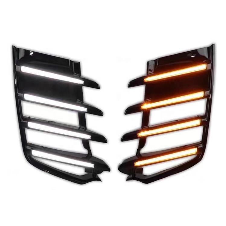 Cobertura de lâmpada de nevoeiro ABS LED avançada para Toyota Land Cruiser LC300 2022 2023