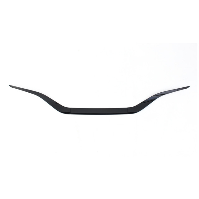 Toyota Alphard Vellfire 40 2024 Acessórios Prateados/Negros Número de placa traseira Trim de cromo