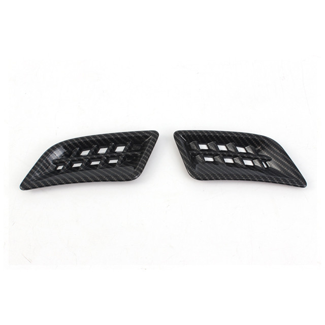 Pacote de decoração de saída de ar condicionado frontal para Toyota Alphard 2024 Fibra de carbono