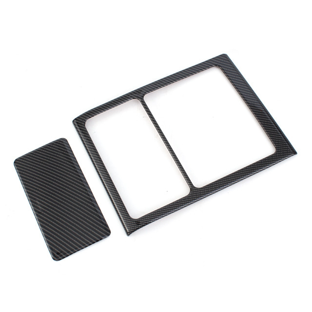 Toyota Tacoma 2024 2025 Car Interior ABS Fibra de Carbono Preto cabeça luz interruptor botão tapa Trim 1pcs