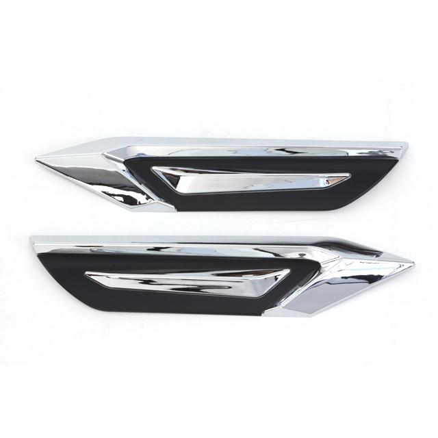 2024 Toyota Alphard ABS Chrome Plated Bumper Stickers para personalização do exterior do carro
