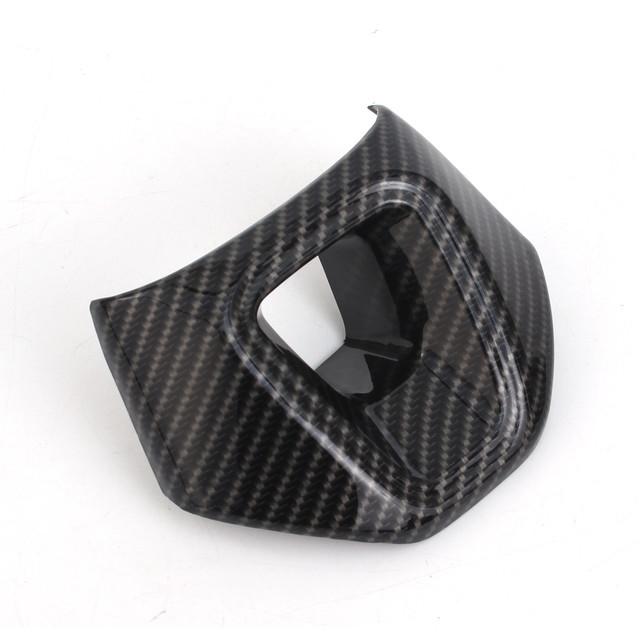 Design Geométrico Fibra de Carbono ABS Trim Volante para Toyota 2024 Alphard Vellfire Crown