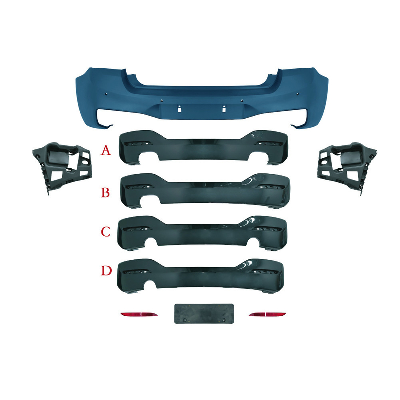 Logotipo personalizado Kit de carro aceito para BMW Série 1 F20 15-18 MT Kit de atualização do estilo traseiro